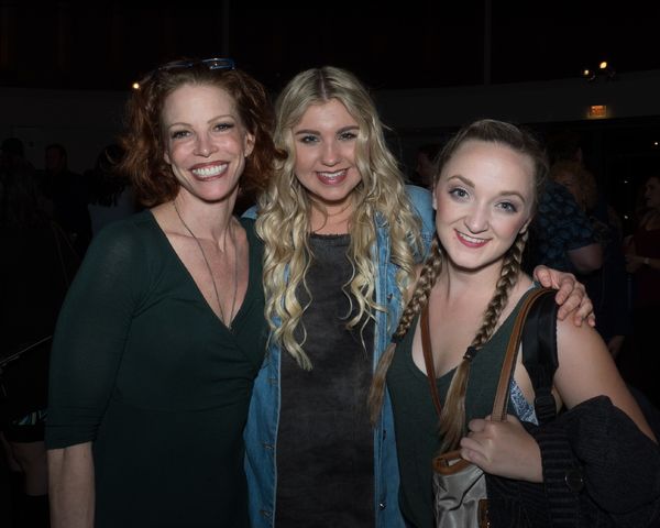 Brennley Brown and Madeline Ellington with Dance Captain Leslie Stevens Photo
