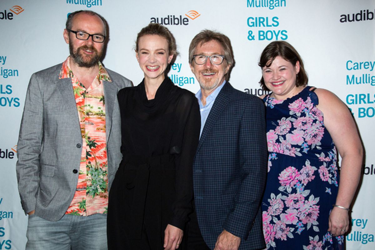 Dennis Kelly, Carey Mulligan, Donald Katz, Kate Navin at 