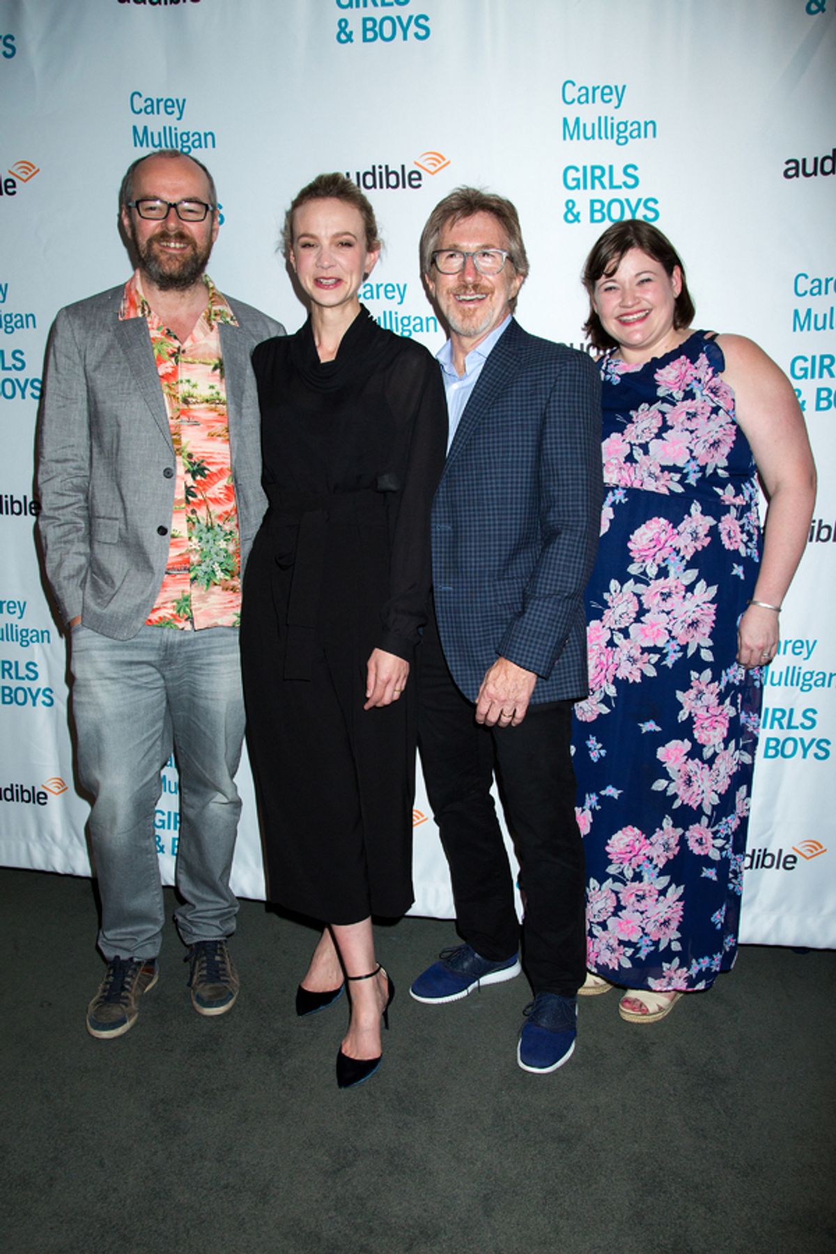 Dennis Kelly, Carey Mulligan, Donald Katz, Kate Navin at 