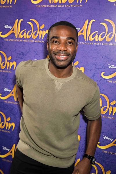 Ore Oduba attends Disney's Aladdin West End 2nd Anniversary party at the Century Club Photo