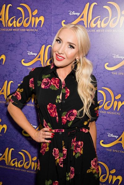 Alexis Knox attends Disney's Aladdin West End 2nd Anniversary party at the Century Cl Photo