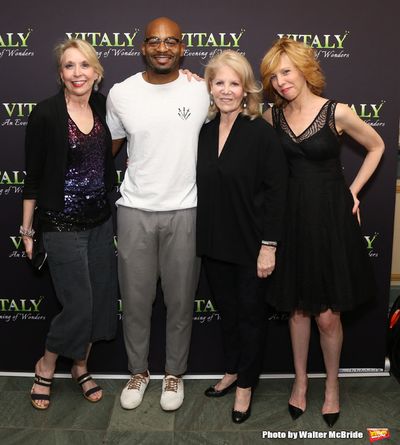 Julie Halston, Brandon Victor Dixon, Daryl Roth and and Maddie Corman Photo