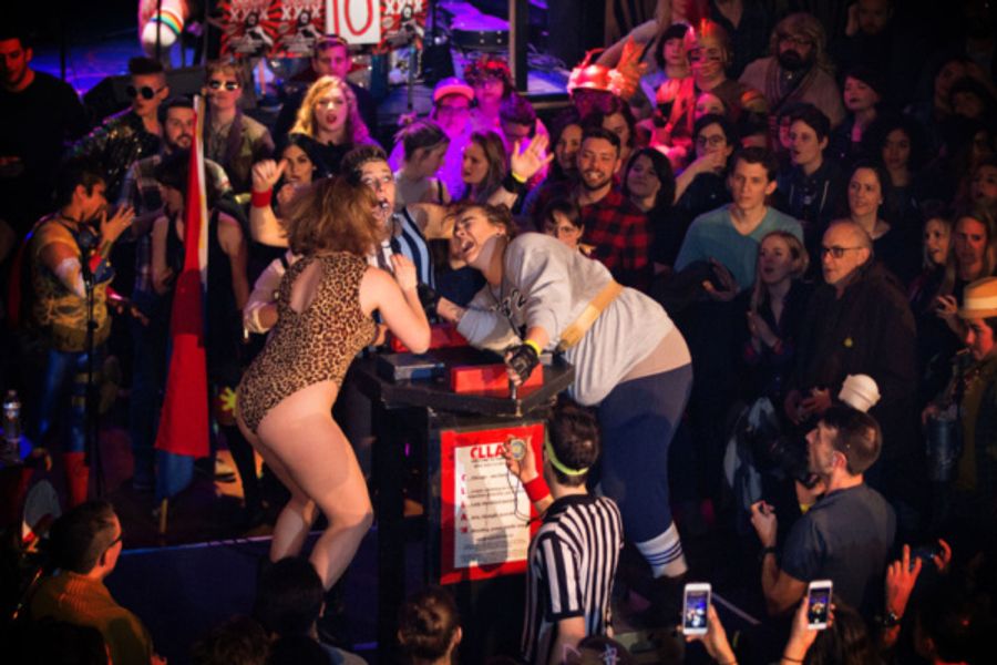 Photo Flash: Chicago League Of Lady Arm Wrestlers' CLLAW XXX: Dirty Thirty Throwdown Comes to Logan Square Auditorium Image
