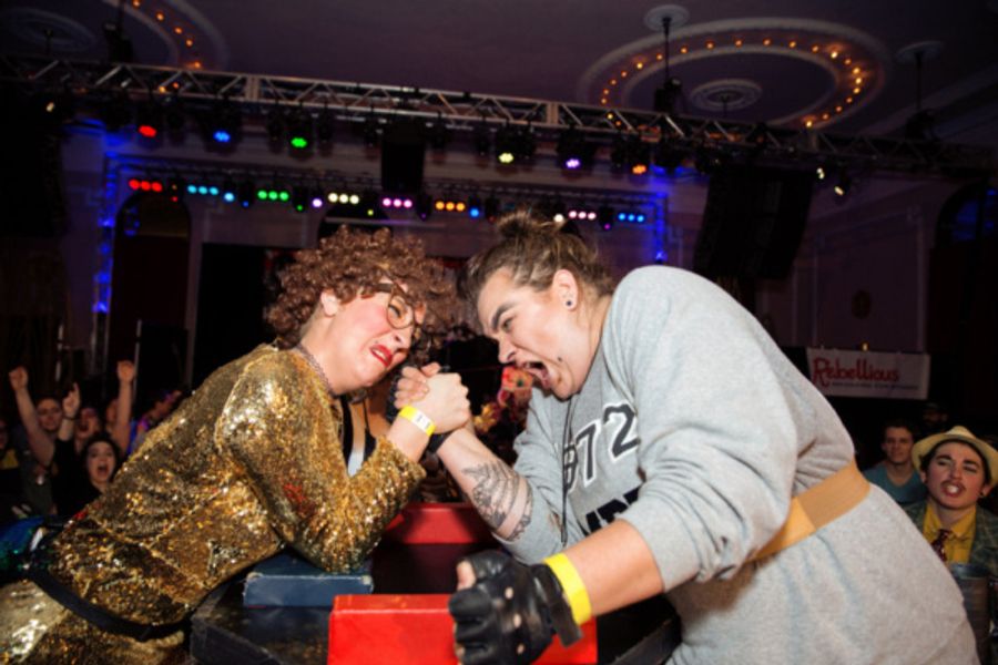 Photo Flash: Chicago League Of Lady Arm Wrestlers' CLLAW XXX: Dirty Thirty Throwdown Comes to Logan Square Auditorium Image