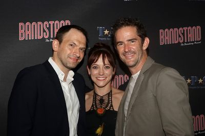 Mark Stuart, Jaime Verazin and Andy Blankenbuehler Photo