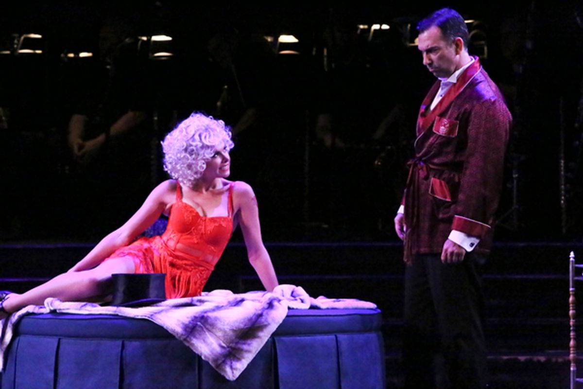 Laura Bell Bundy and Robert Mammana  at 