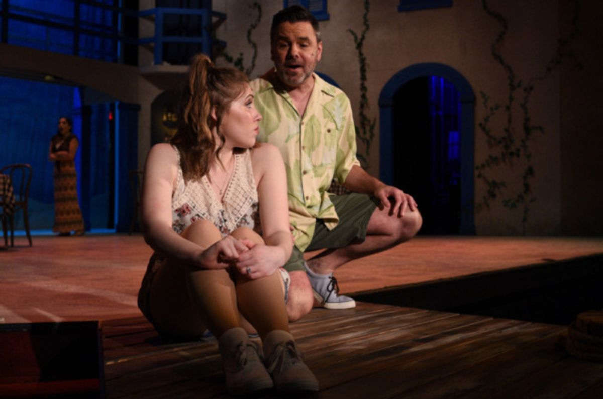 Lindsay Powers as Sophie and D. Ward Ensign as Sam. at 