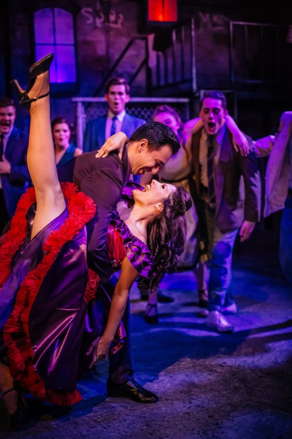 Eric Rivas as Bernardo and Marisa Rivera as Anita Photo