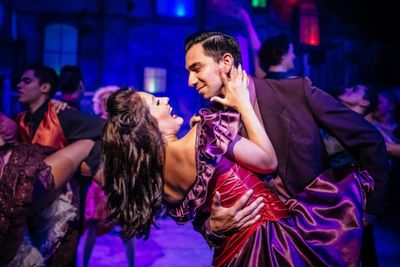 Eric Rivas as Bernardo and Marisa Rivera as Anita Photo