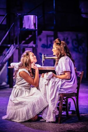 Aurora Penepacker as Maria, and Marisa Rivera as Anita Photo