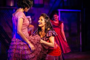 Marisa Rivera as Anita with The Shark Girls Photo