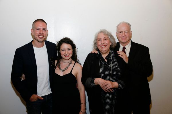 Stephen Karam, Sarah Steele, Jayne Houdyshell and Reed Birney Photo