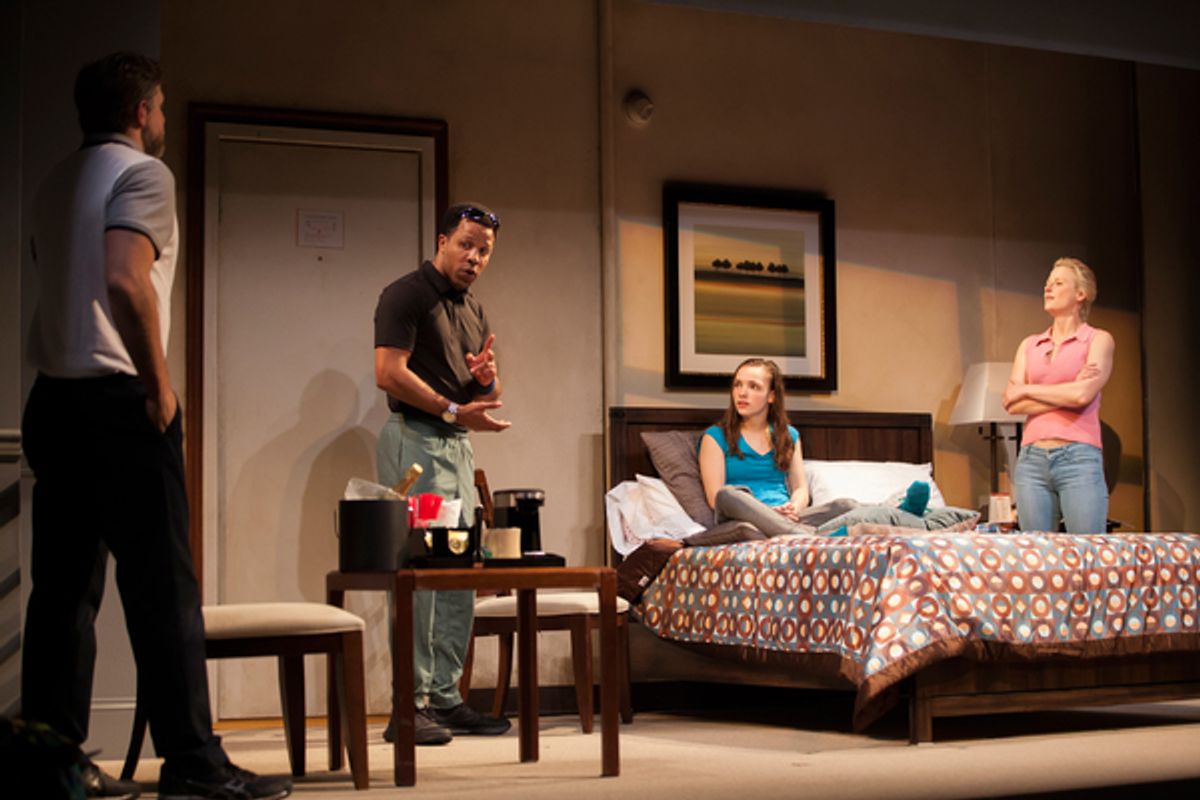 Joe Tippett, Tyee Tilghman, Caroline Heffernan and Mamie Gummer at 