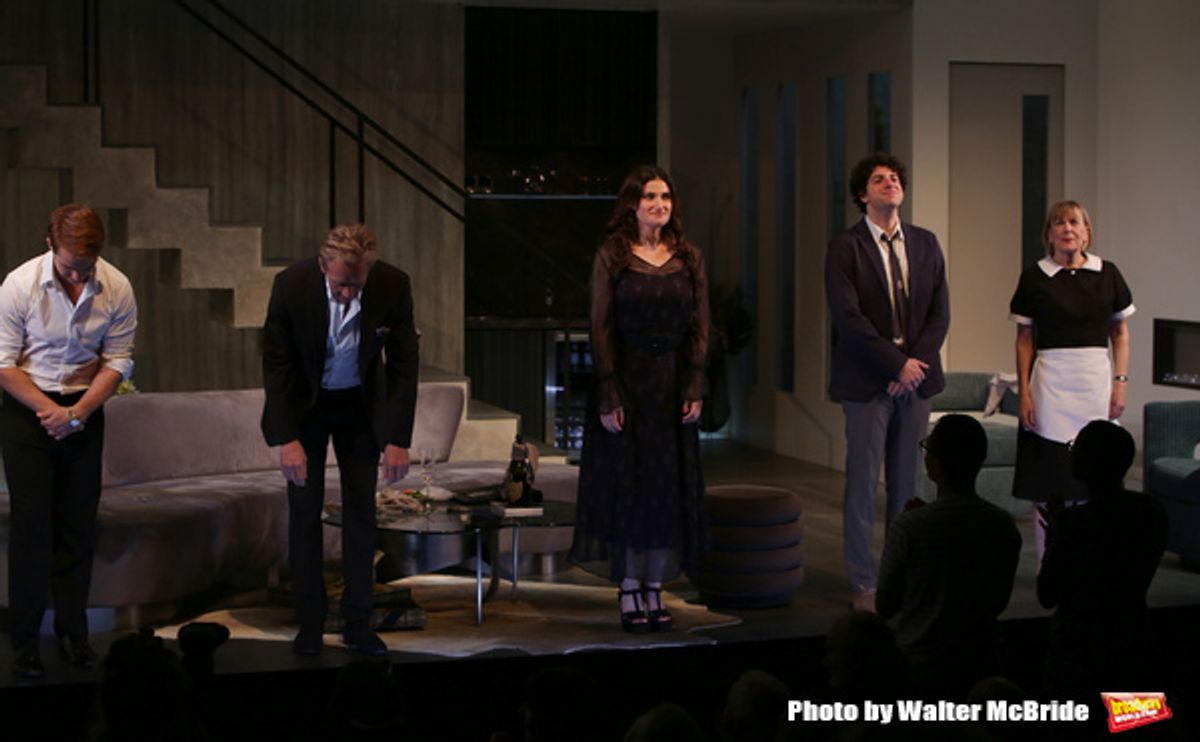 Will Brittain, Jack Wetherall, Idina Menzel, Cynthia Mace and Eli Gelb  at 