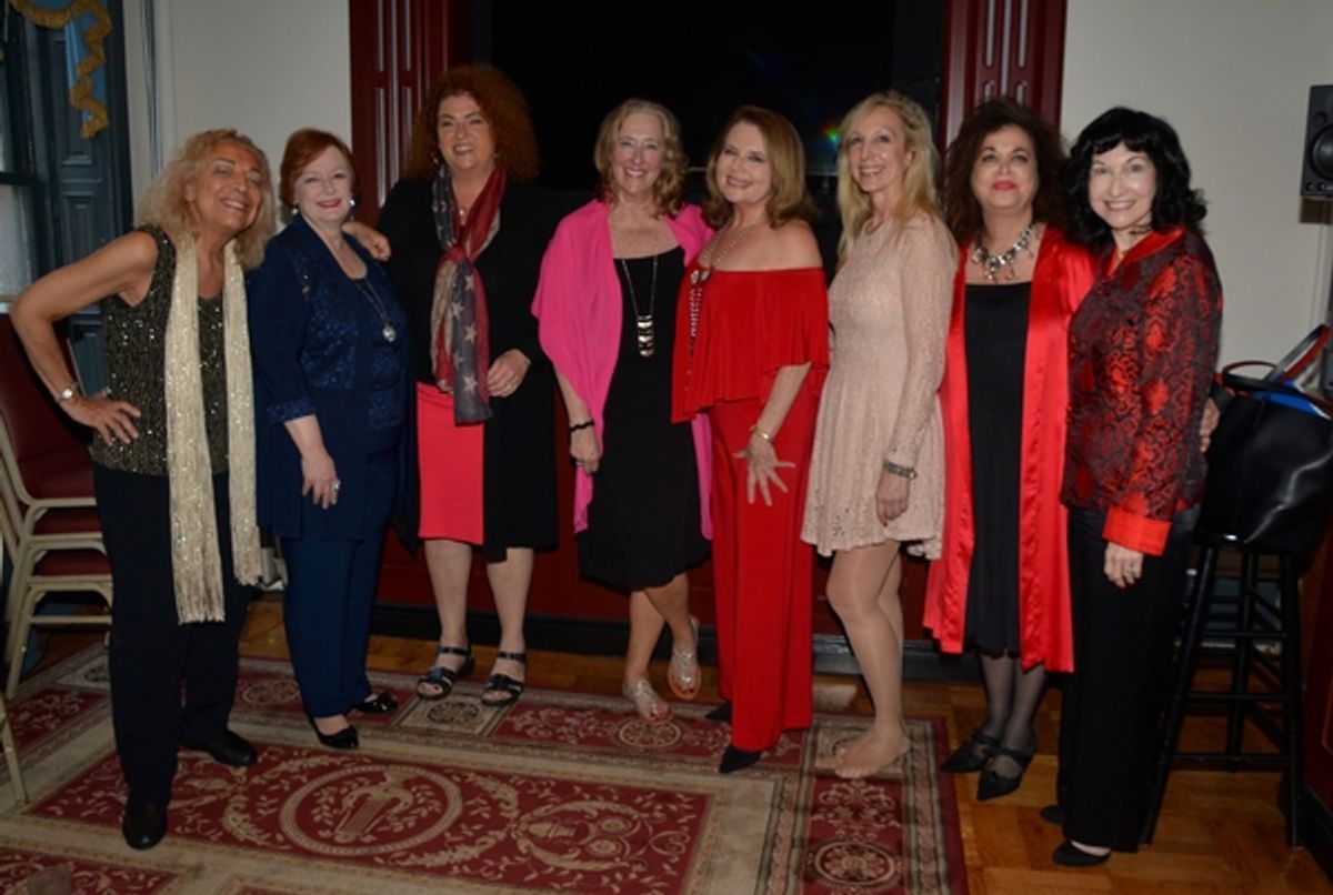 Sheree Sano, Teresa Fischer, Karen Nason, Cheryl Benton, Randie Levine-Miller, Maggie Determann, Merrill Stone and Robin Gerson Wong at 