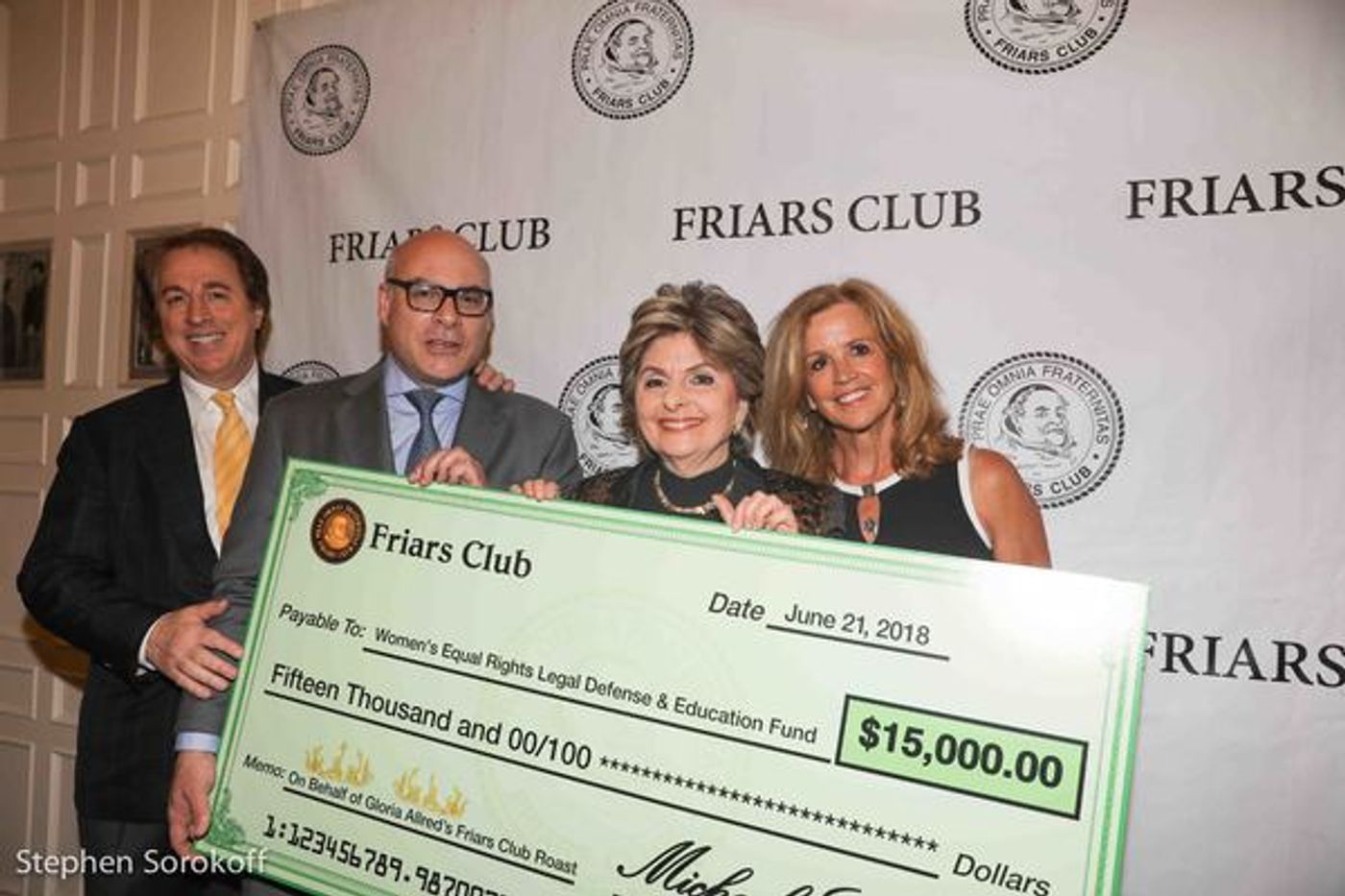 Photo Coverage: Gloria Allred Women's Rights Champion Roasted at the Friars Club Photo Coverage: Gloria Allred Women's Rights Champion Roasted at the Friars Club Image
