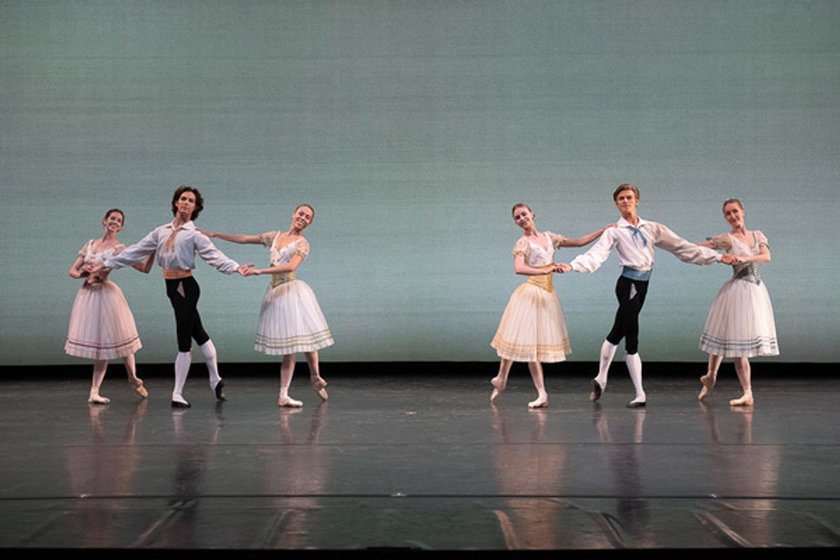 Royal Danish Ballet in August Bournonville's 'Napoli'; photo Christopher Duggan at 