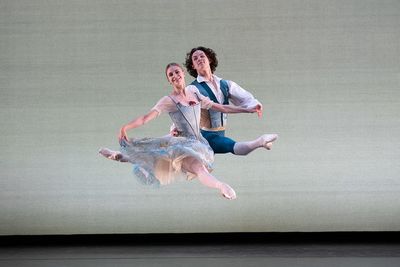 Ida Praetorius and Andreas Kaas of Royal Danish Ballet in August Bournonville's "The  Photo