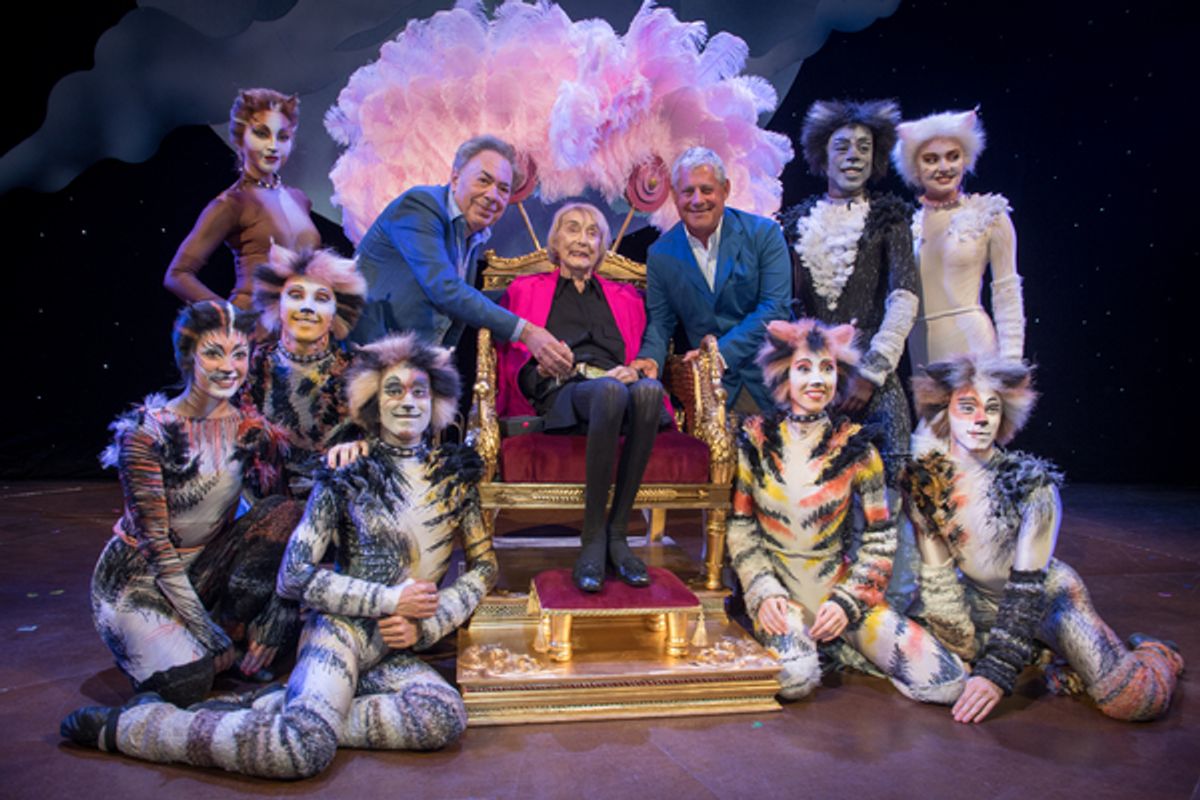 Andrew Lloyd Webber, Gillian Lynne, Cameron Mackintosh at 
