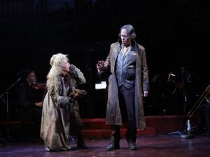 Andrea Burns (The Beggar Woman) and Terrence Mann (Todd) @ BroadwayWorld Andrea Burns (The Beggar Woman) and Terrence Mann (Todd) Photo