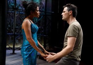 Enver Gjokaj and Rebecca Naomi Jones @ BroadwayWorld Enver Gjokaj and Rebecca Naomi Jones Photo