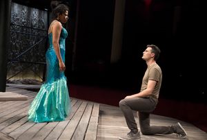 Enver Gjokaj and Rebecca Naomi Jones @ BroadwayWorld Enver Gjokaj and Rebecca Naomi Jones Photo