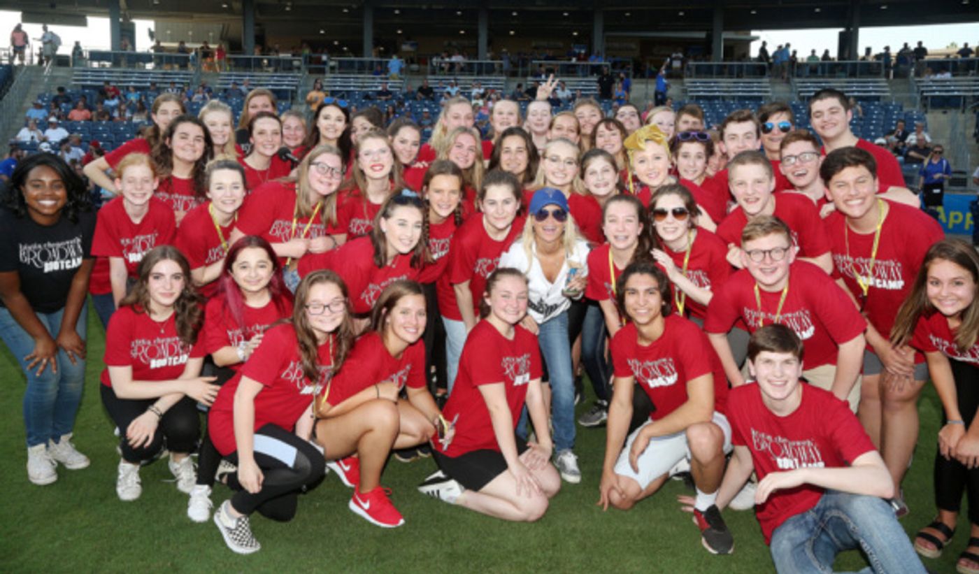 Photo Flash: Kristin Chenoweth Throws The First Pitch And Gets Her Bobblehead Photo Flash: Kristin Chenoweth Throws The First Pitch And Gets Her Bobblehead Image