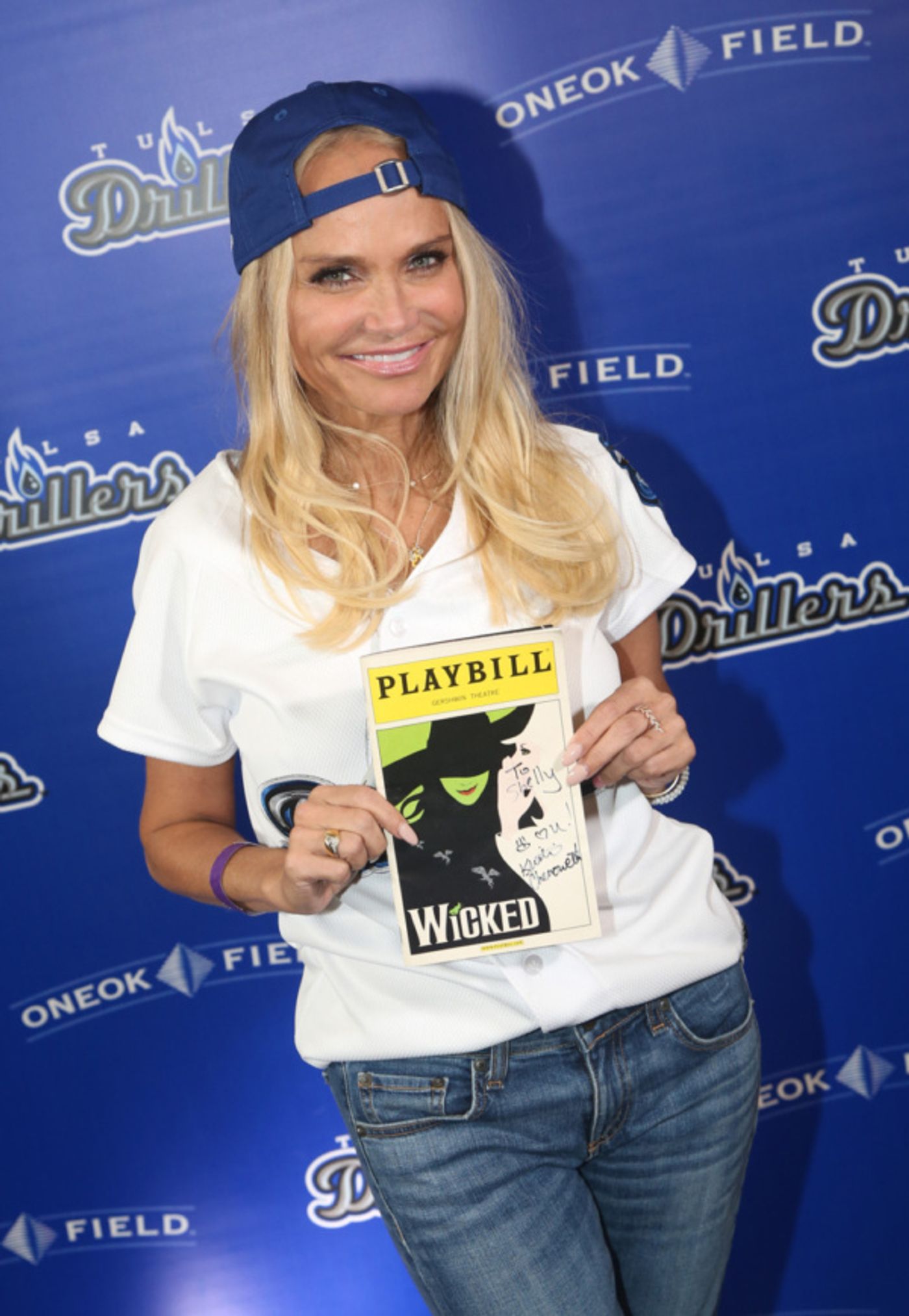 Photo Flash: Kristin Chenoweth Throws The First Pitch And Gets Her Bobblehead Photo Flash: Kristin Chenoweth Throws The First Pitch And Gets Her Bobblehead Image