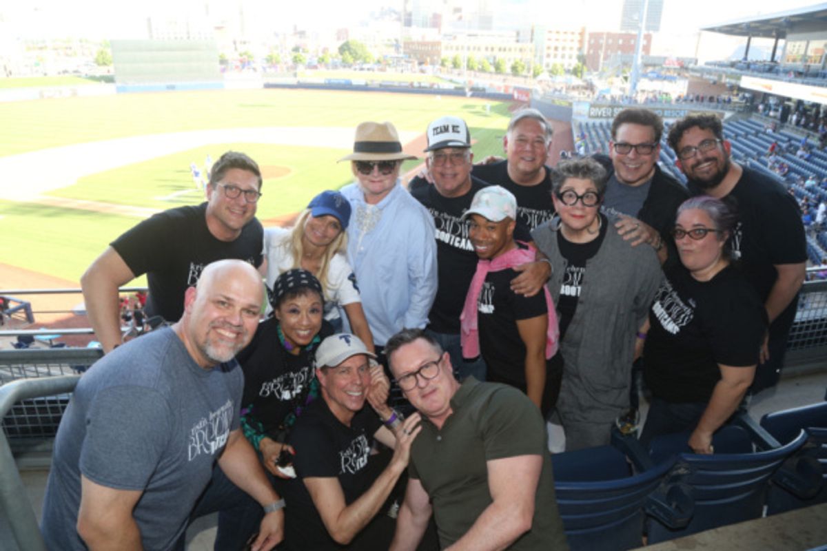 Kristin Chenoweth and the 2018 Boot Camp Staff at ONEOK Field. at 