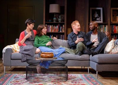 Cindy Cheung, Dolly Wells, Jesse Tyler Ferguson, and Phillip James Brannon Photo