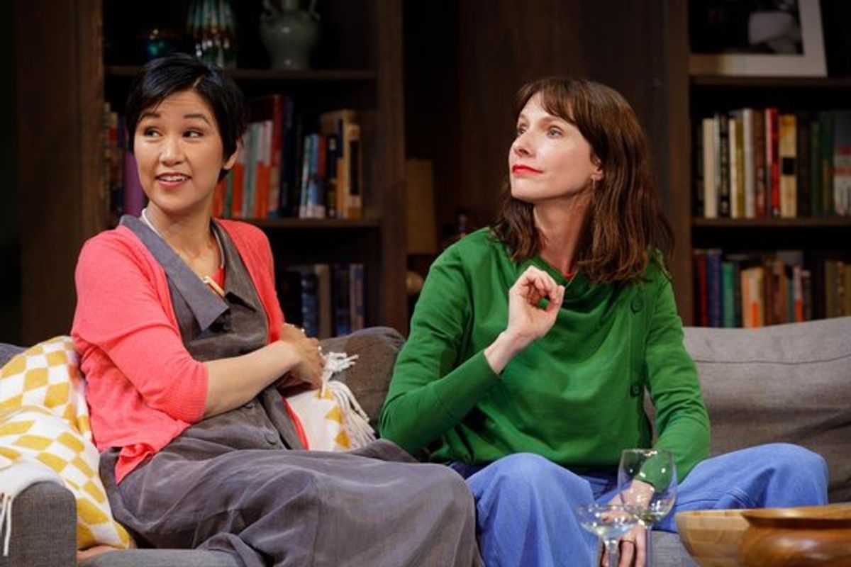 Cindy Cheung and Dolly Wells at 