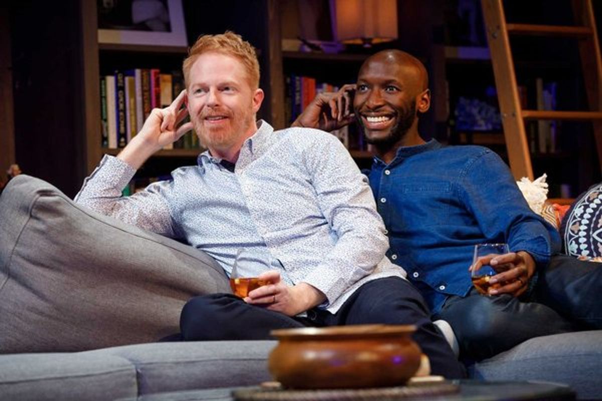 Jesse Tyler Ferguson and Phillip James Brannon at 