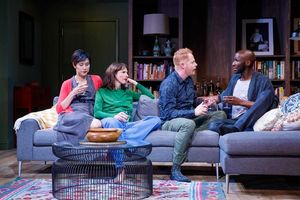 Cindy Cheung, Dolly Wells, Jesse Tyler Ferguson, and Phillip James Brannon @ BroadwayWorld Cindy Cheung, Dolly Wells, Jesse Tyler Ferguson, and Phillip James Brannon Photo