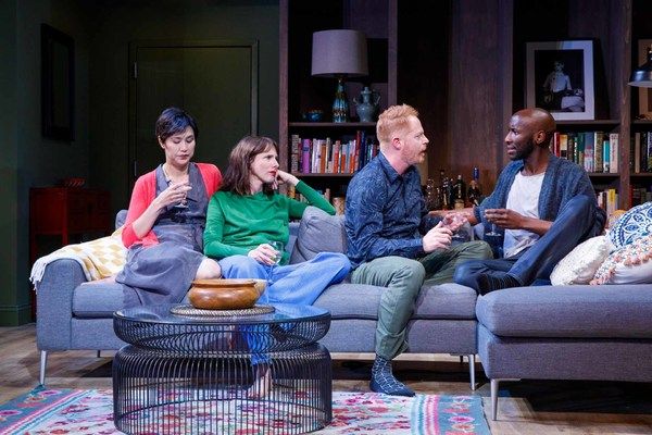 Cindy Cheung, Dolly Wells, Jesse Tyler Ferguson, and Phillip James Brannon Photo