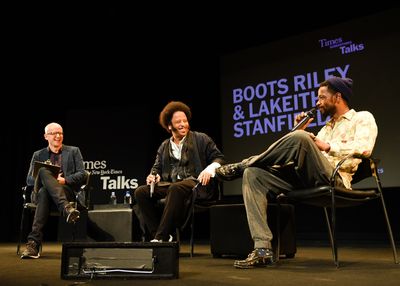 Logan Hill, Boots Riley, Lakeith Stanfield Photo
