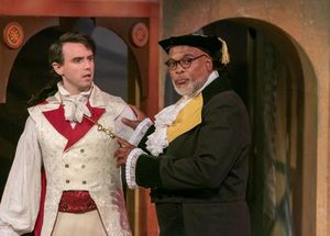  Russell Sperberg as Silvio and Raphael Nash Thompson as Dottore Lombardi. Photo