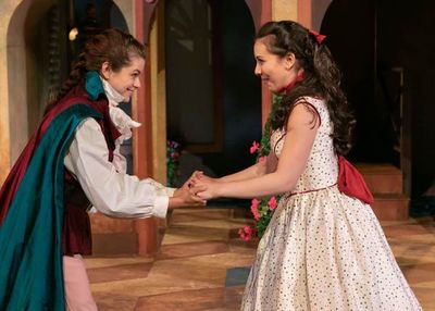 Izzie Steele as Beatrice Risponi and Miranda Rizzolo as Clarice Photo