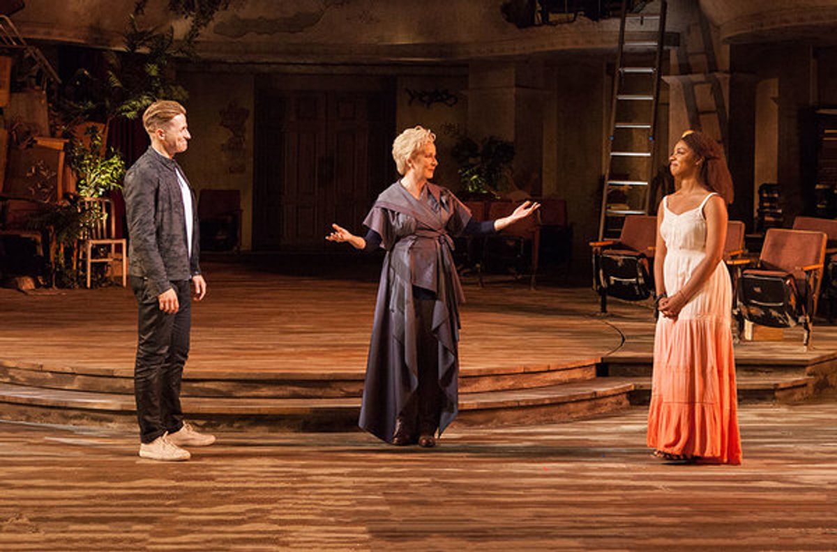 Sam Avishay, Kate Burton, and Nora Carroll at 