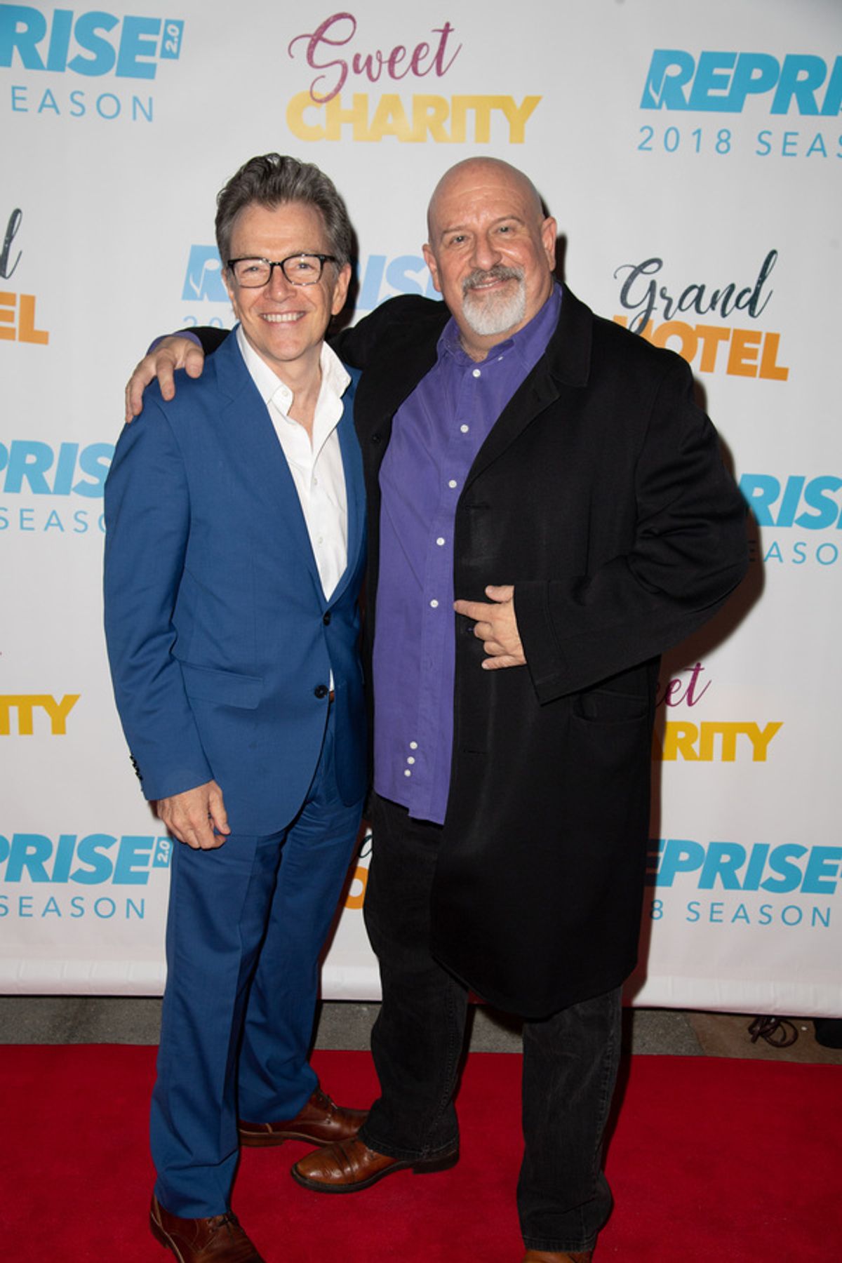 REPRISE 2.0 Co-Artistic Director Michael Donovan and REPRISE 2.0 Musical Director Gerald Sternbach at 