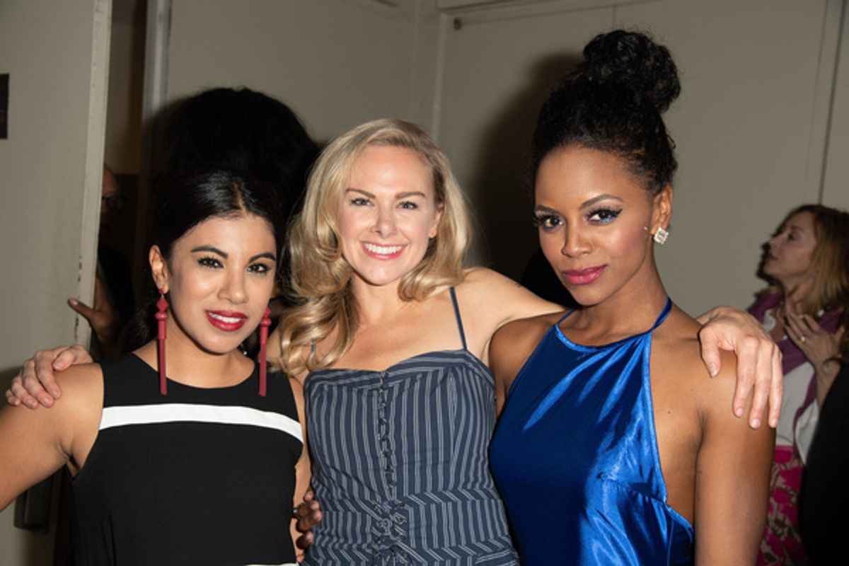 Chrissie Fit, Laura Bell Bundy, and Krystal Joy Brown at 