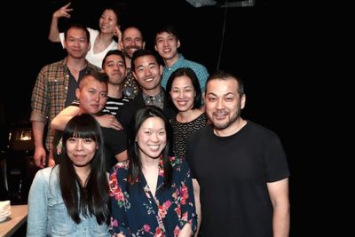 1st row: Esther Chen, Jeena Yi, David Shih. 2nd Row: Hye Yun Park, Alton Aburo, Danie Photo