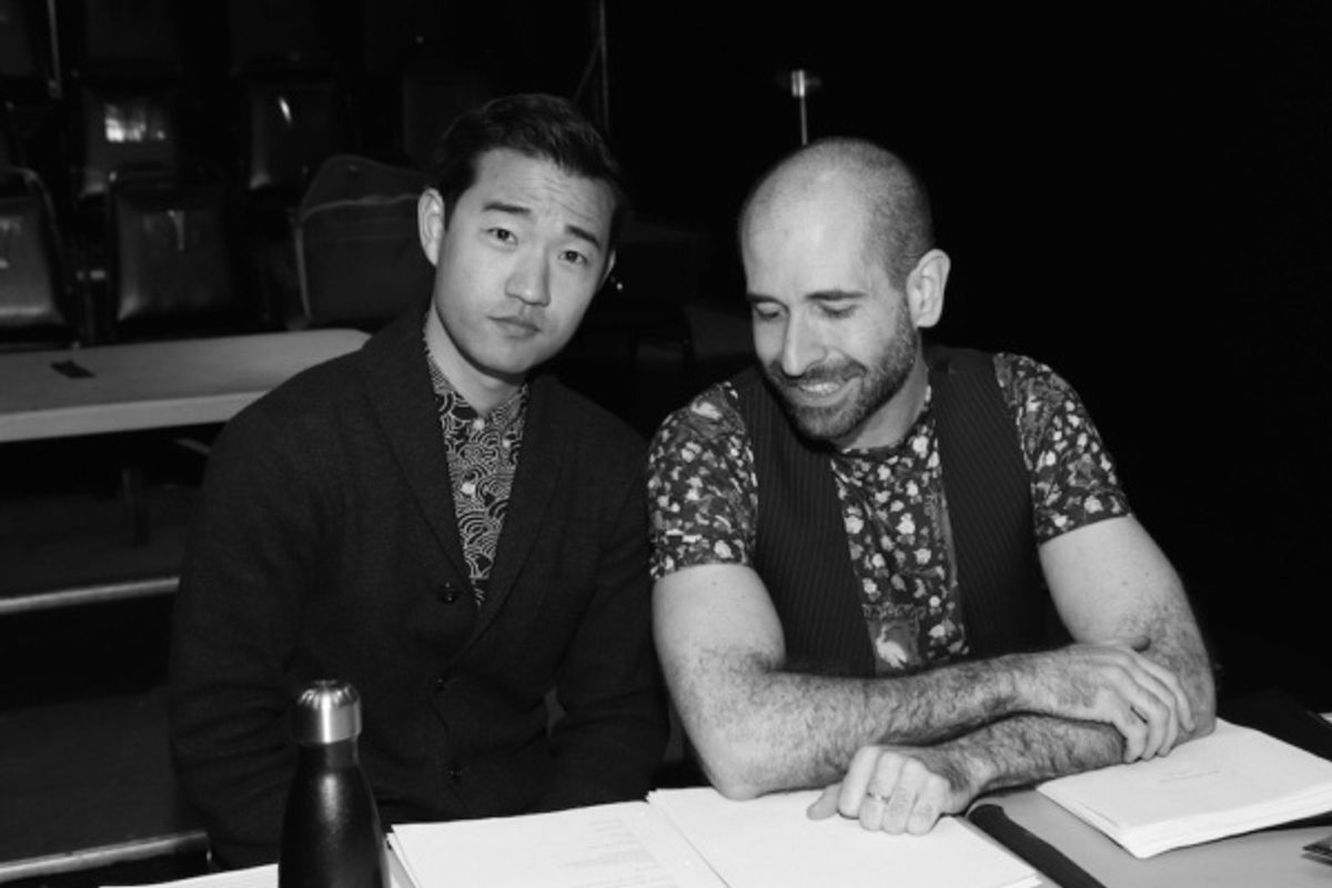 Playwright Daniel K. Isaac and Director Carlos Armesto at 