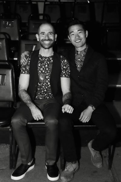 Director Carlos Armesto and Playwright Daniel K. Isaac  Photo