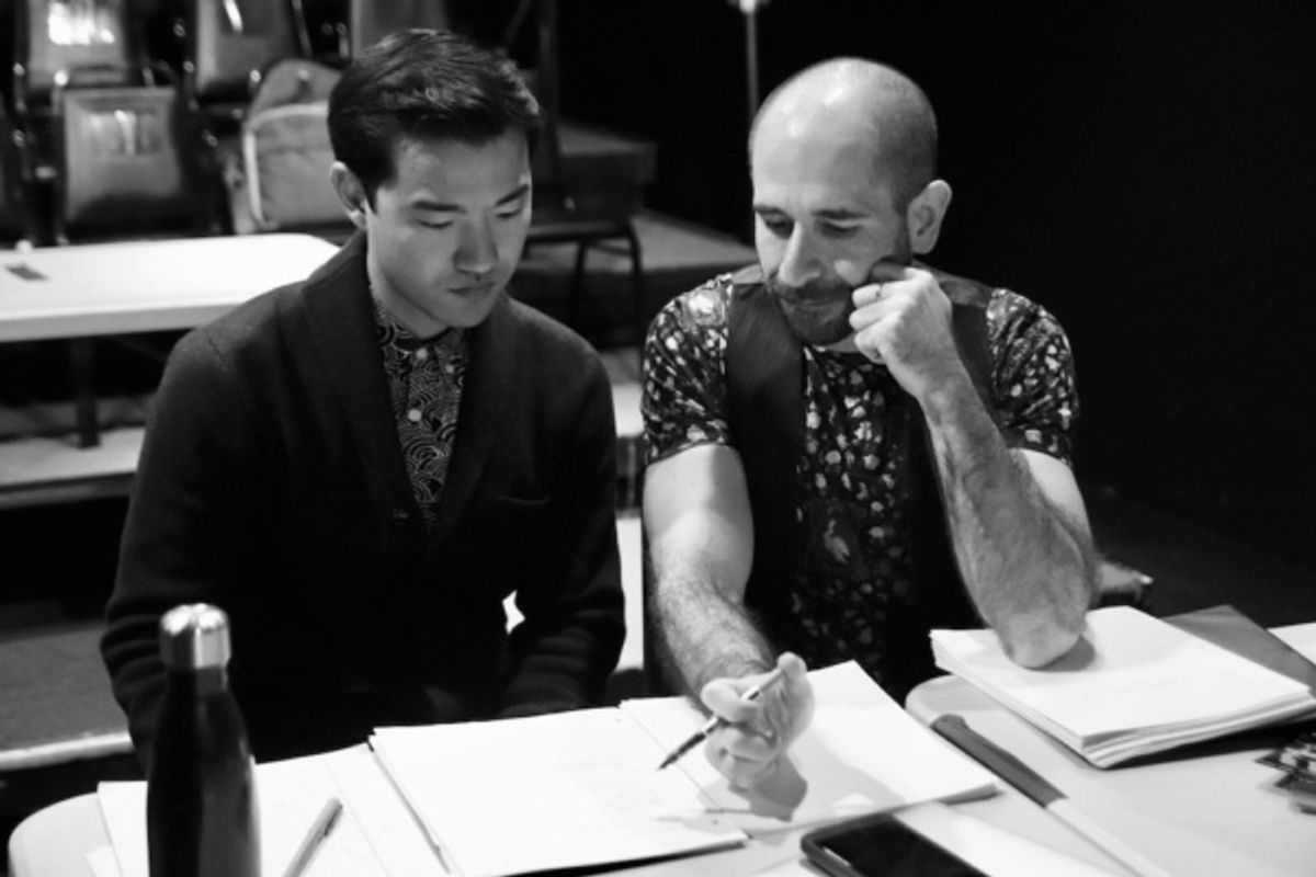 Playwright Daniel K. Isaac and Director Carlos Armesto at 