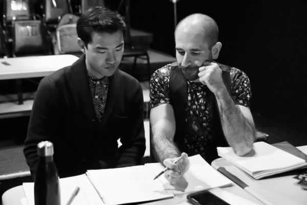 Playwright Daniel K. Isaac and Director Carlos Armesto Photo