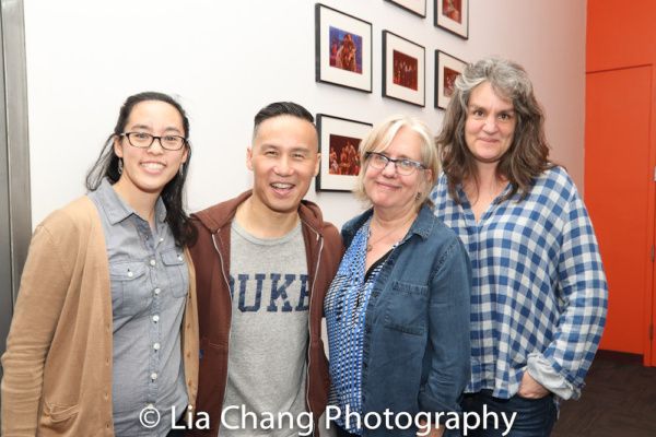 Lauren Yee, BD Wong, Lisa Peterson, Pam MacKinnon.  Photo