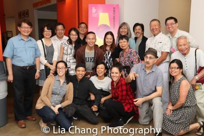 Lauren Yee, BD Wong, Ali Ahn, Tony Aidan Vo, Taibi Magar and members of the Yee Clan Photo