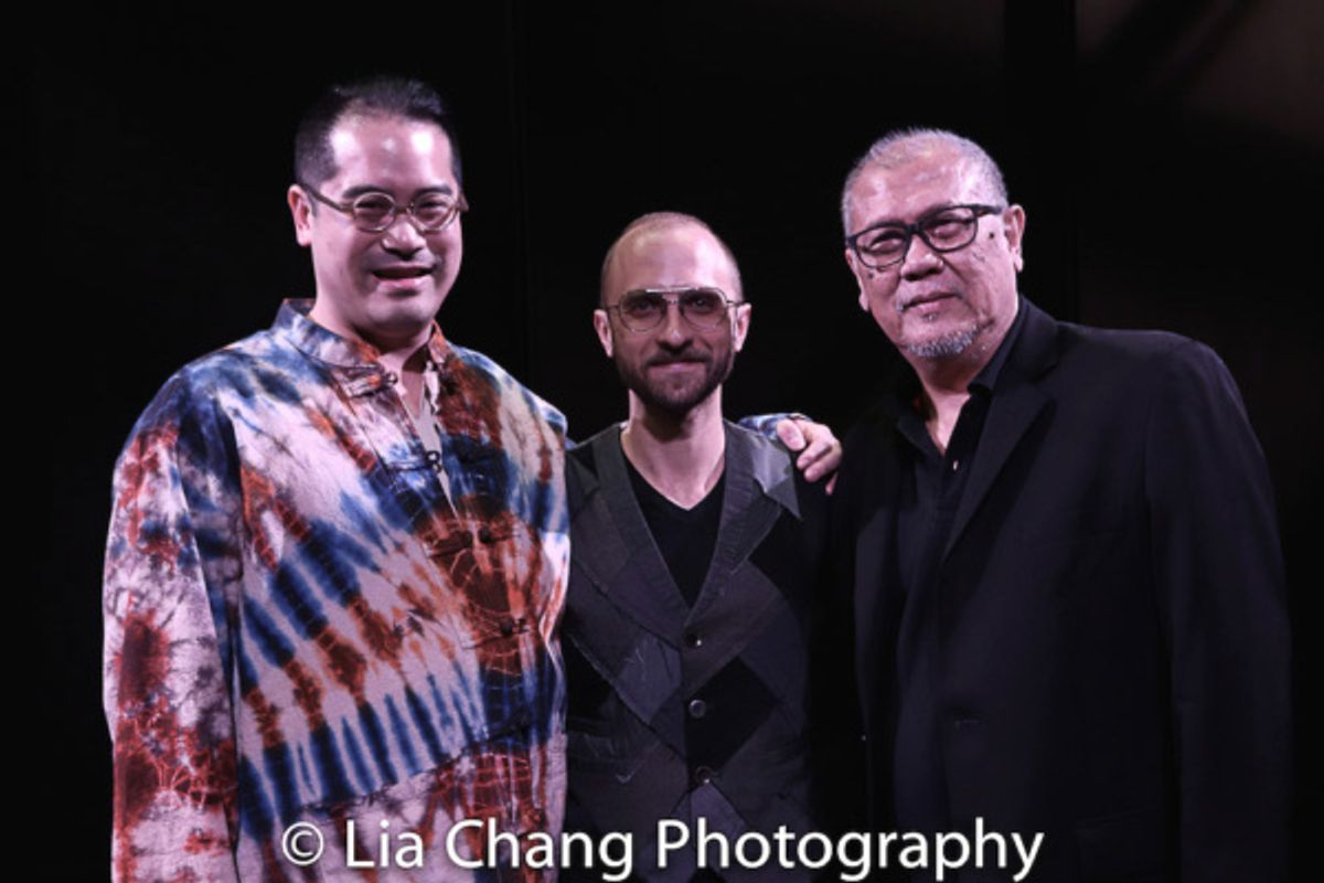 Director Ed Sylvanus Iskandar, Music Director Enrico de Trizio, Playwright N. Riantiarno at 