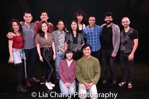 Standing: Kate Rigg, Karl Josef Co, Kim Fischer, Katie Lee Hill, Aaron L. Morishita,  Photo