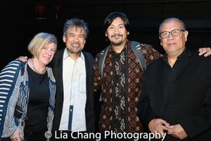 Rachel Cooper, David Henry Hwang, Rangga Bhuana, N. Riantiarno Photo